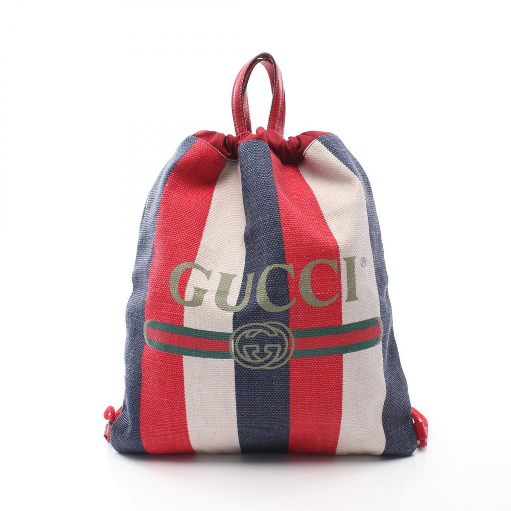 Gucci Drawstring Backpack Rucksack Backpack Bag R… - image 1